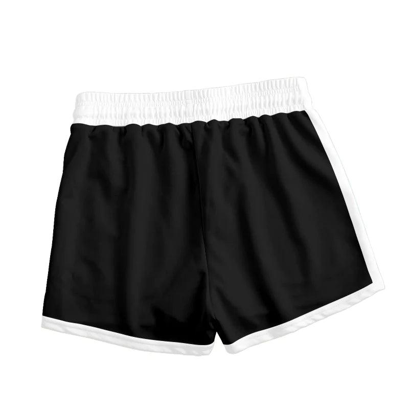 Kraken Rum Black Basic Women's Casual Shorts - VinoVogue.com