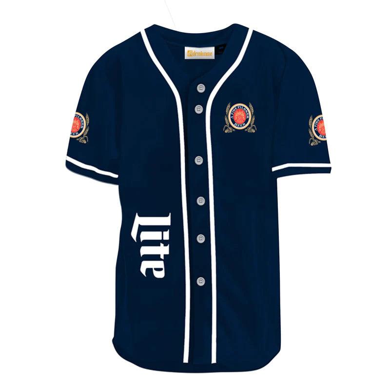 Miller Lite Live Like A King Baseball Jersey - VinoVogue.com