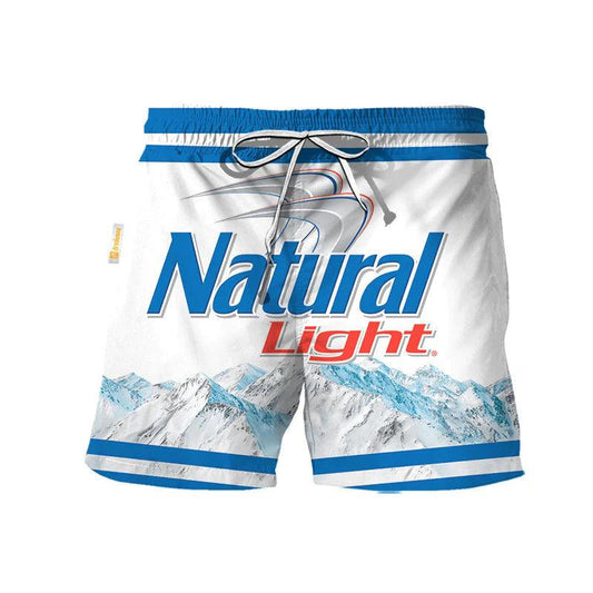 Natural Light Mountain Swim Trunks - VinoVogue.com