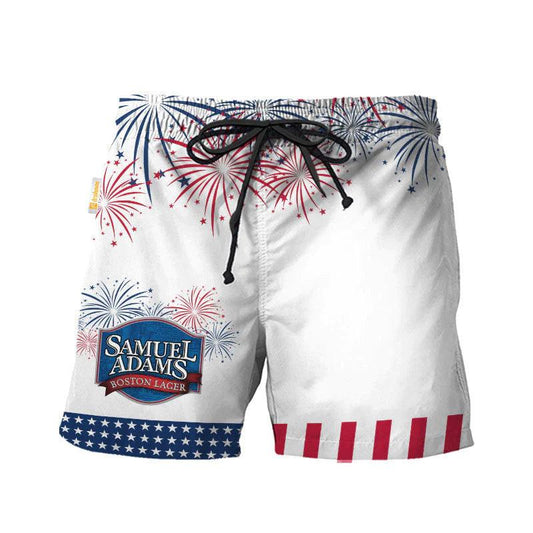 Samuel Adams American Independence Day Swim Trunks - VinoVogue.com